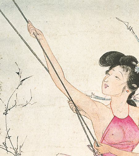 富宁县-胡也佛的仕女画和最知名的金瓶梅秘戏图